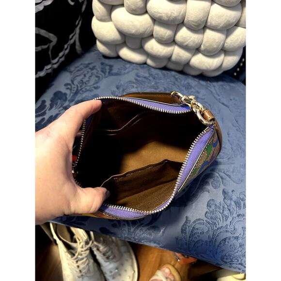 Coach Teri Shoulder Bag In Pride Rainbow Signature Canvas NWOT - Picture 9 of 9